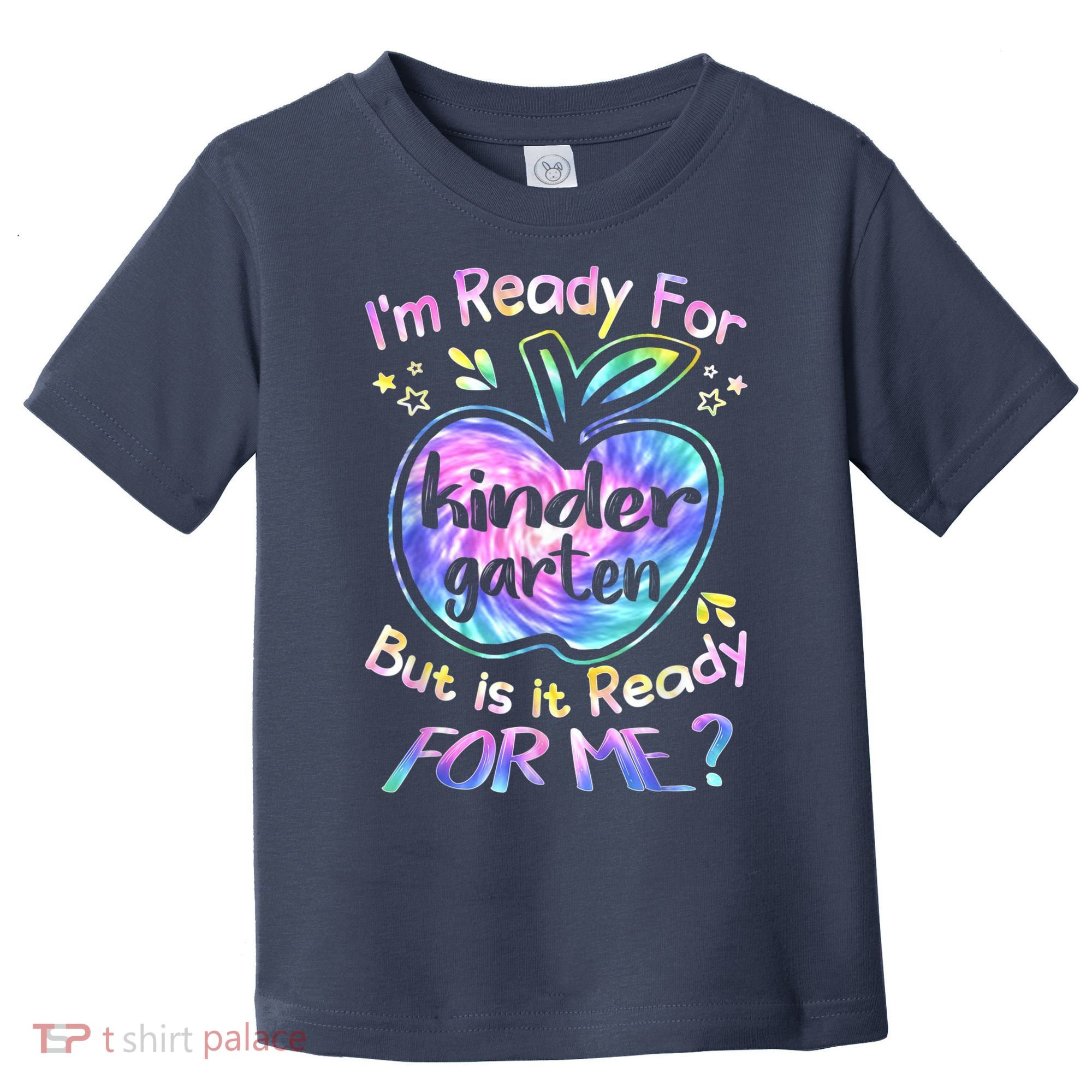 First Day Of Kindergarten Tie Dye Back To School Boy Kids Toddler T-Shirt