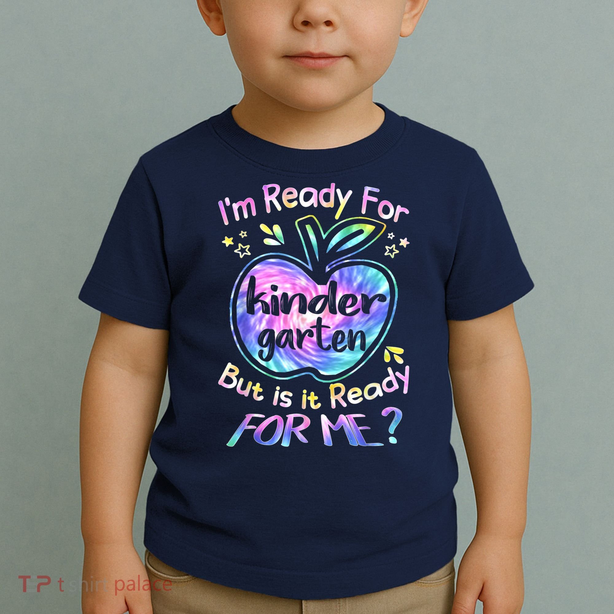 First Day Of Kindergarten Tie Dye Back To School Boy Kids Toddler T-Shirt