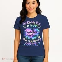 First Day Of Kindergarten Tie Dye Back To School Boy Kids Women's T-Shirt thumb 4