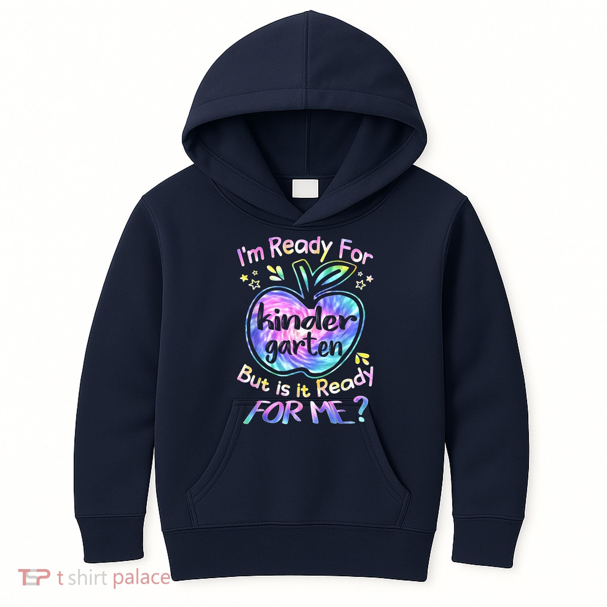 First Day Of Kindergarten Tie Dye Back To School Boy Kids Kids Hoodie