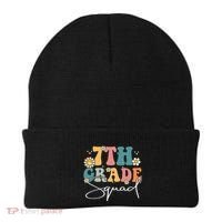 First Day Of 7th Grade Squad Team Back To School Teacher Beanie thumb 0