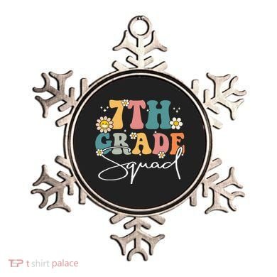 First Day Of 7th Grade Squad Team Back To School Teacher Ornament