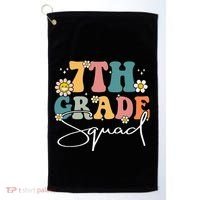 First Day Of 7th Grade Squad Team Back To School Teacher Golf Towel thumb 0