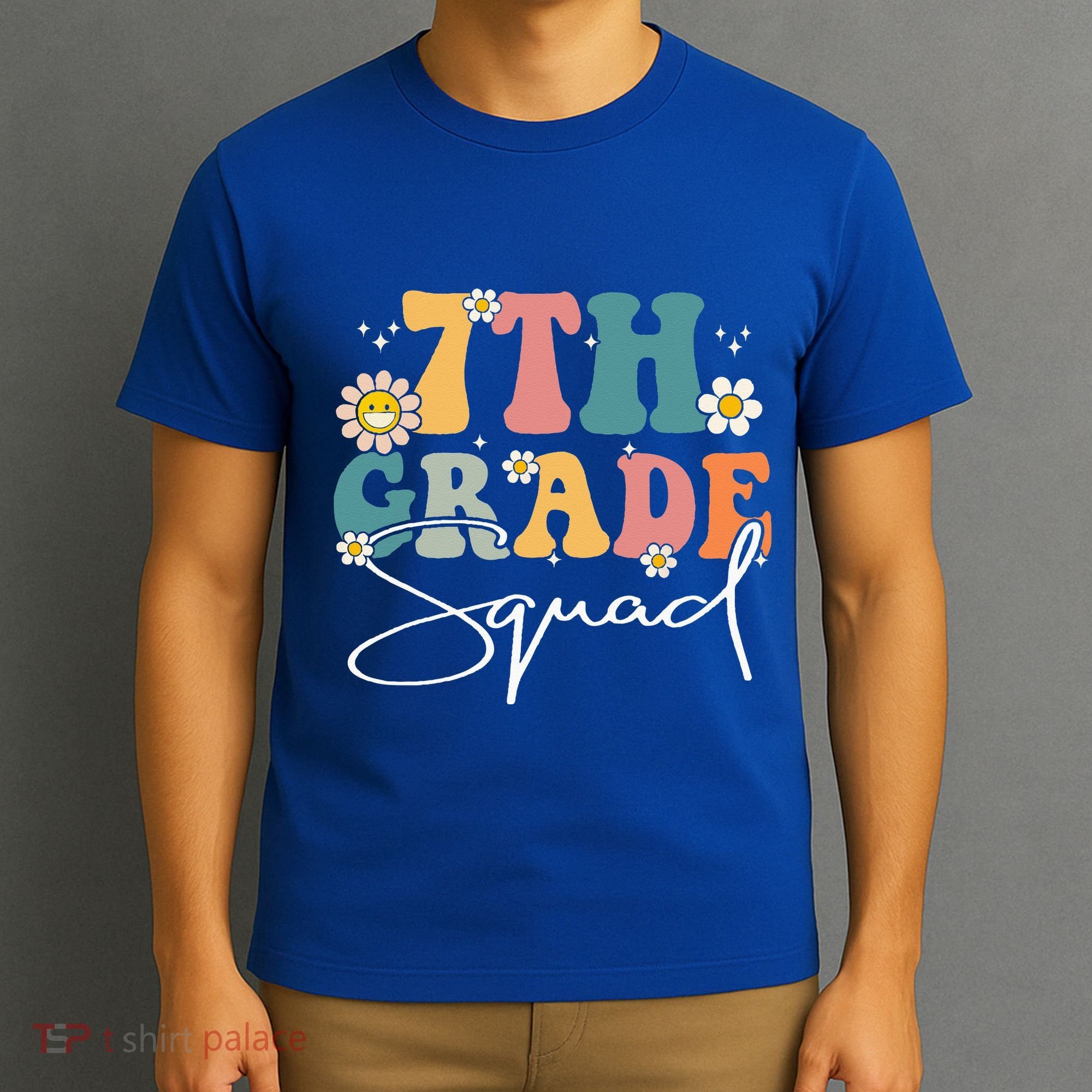First Day Of 7th Grade Squad Team Back To School Teacher T-Shirt