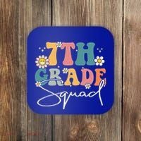 First Day Of 7th Grade Squad Team Back To School Teacher Coaster thumb 0
