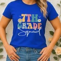 First Day Of 7th Grade Squad Team Back To School Teacher Women's T-Shirt thumb 2