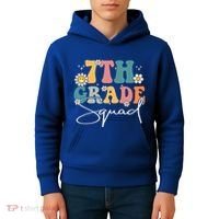 First Day Of 7th Grade Squad Team Back To School Teacher Kids Hoodie thumb 4