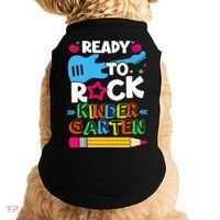 First Day Of Kindergarten Ready To Rock Kindergarten Doggie Tank thumb 0