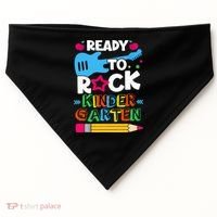First Day Of Kindergarten Ready To Rock Kindergarten USA-Made Doggie Bandana thumb 0