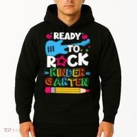 First Day Of Kindergarten Ready To Rock Kindergarten Hoodie thumb 2