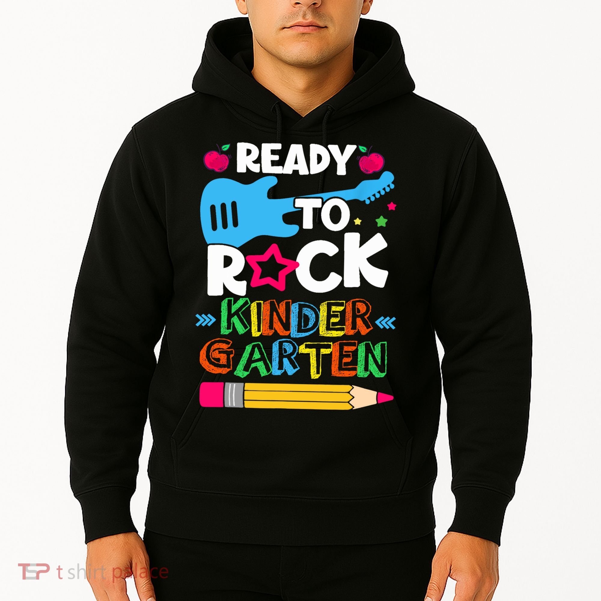 First Day Of Kindergarten Ready To Rock Kindergarten Hoodie