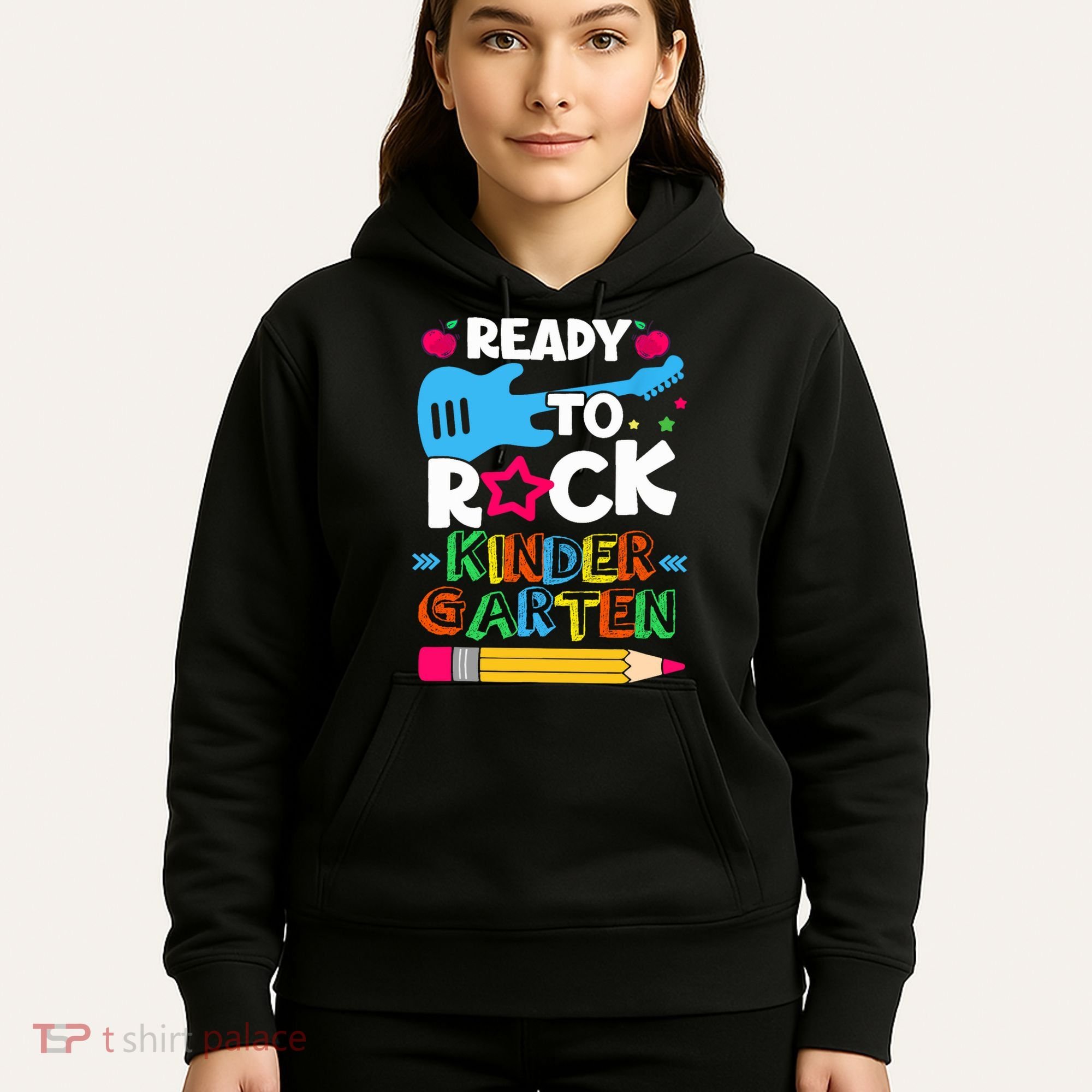 First Day Of Kindergarten Ready To Rock Kindergarten Hoodie