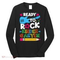 First Day Of Kindergarten Ready To Rock Kindergarten Long Sleeve Shirt thumb 0