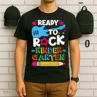First Day Of Kindergarten Ready To Rock Kindergarten T-Shirt thumb 6