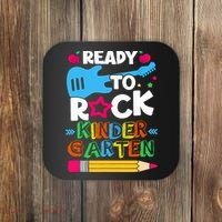 First Day Of Kindergarten Ready To Rock Kindergarten Coaster thumb 0