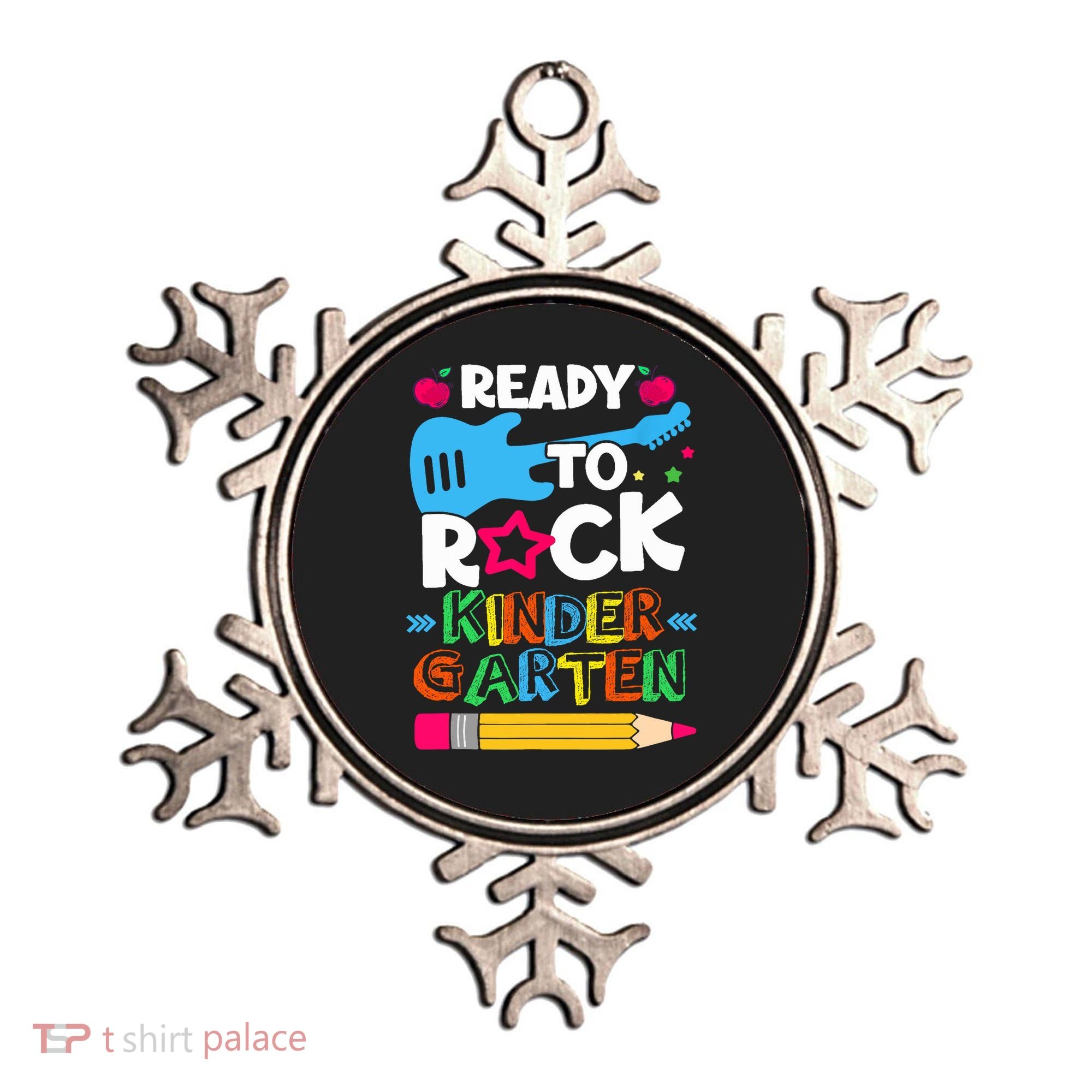 First Day Of Kindergarten Ready To Rock Kindergarten Ornament