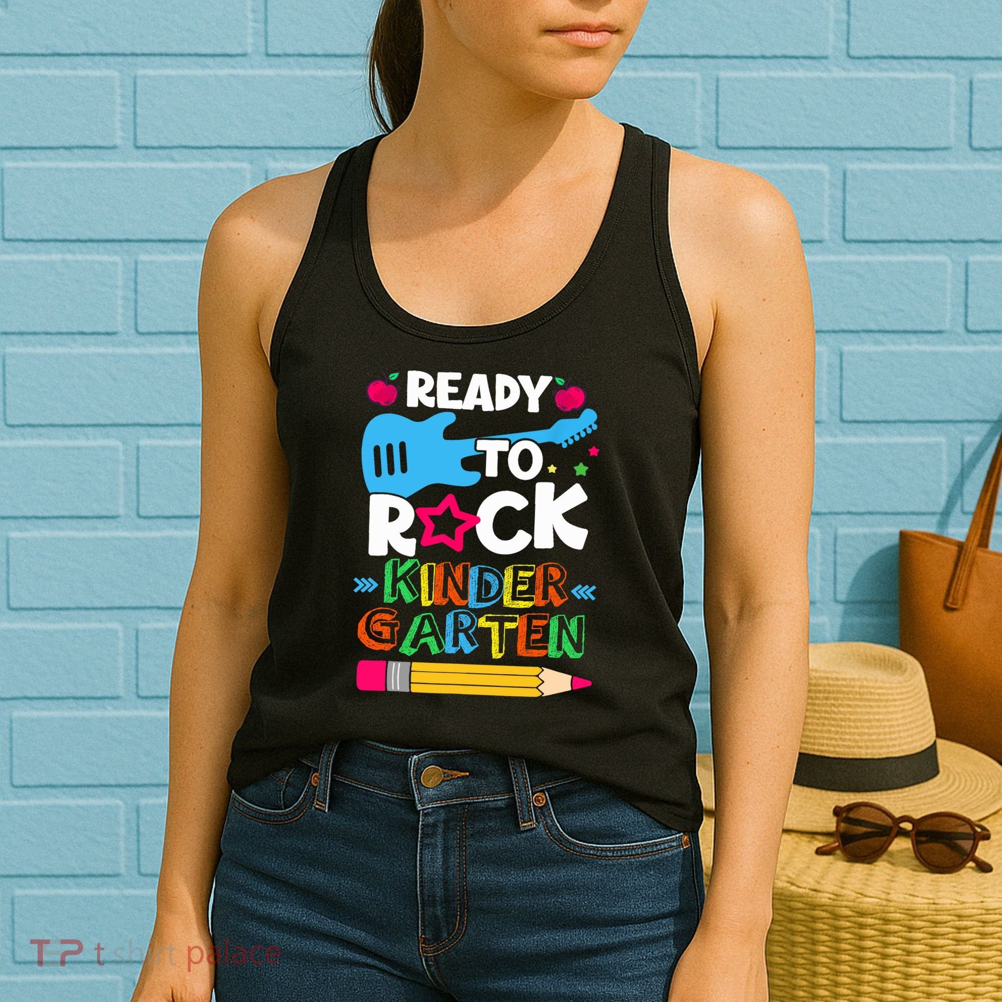First Day Of Kindergarten Ready To Rock Kindergarten Women's Tank Top