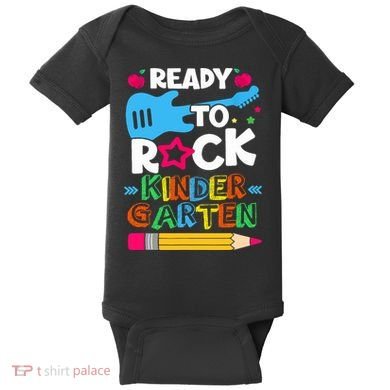 First Day Of Kindergarten Ready To Rock Kindergarten Baby Bodysuit