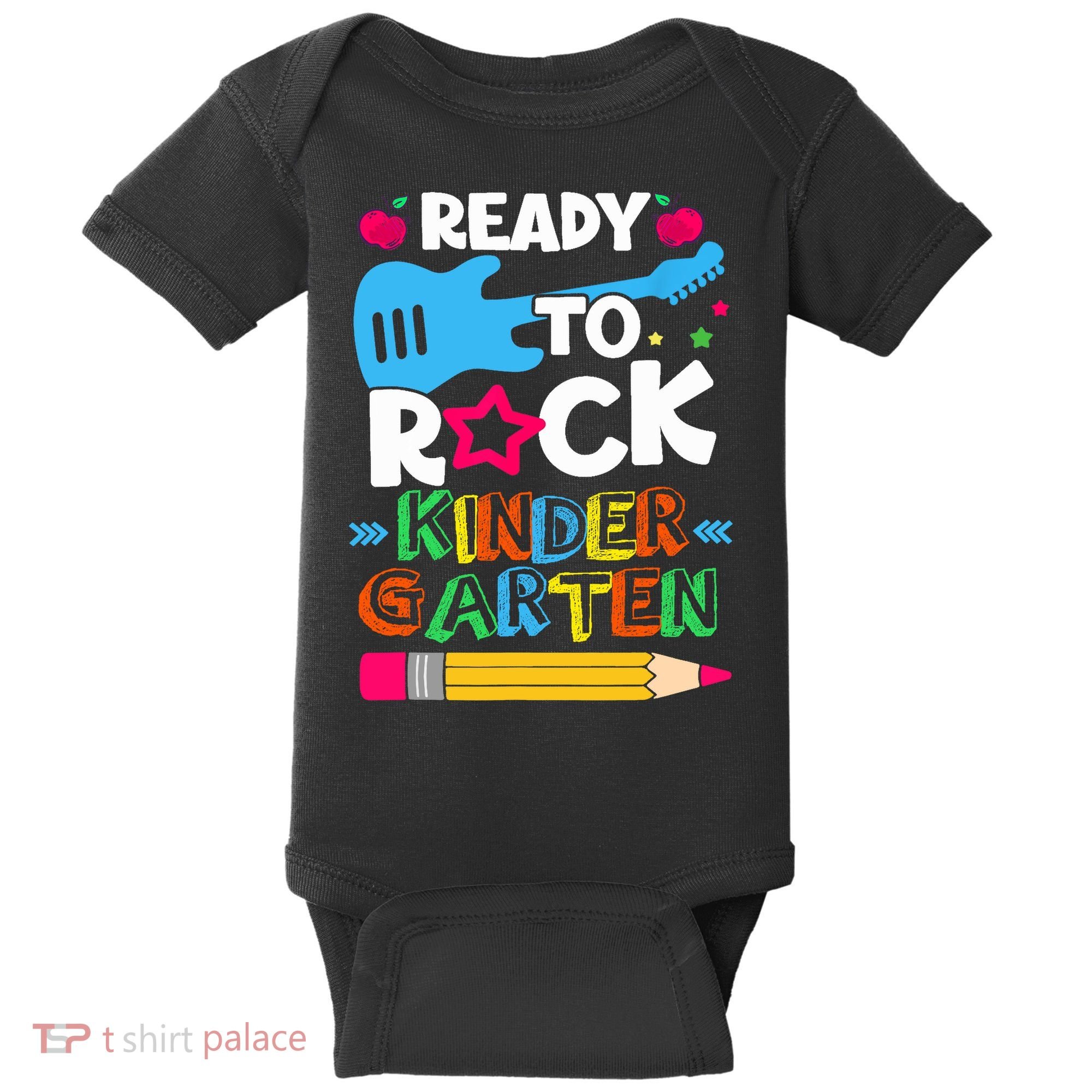 First Day Of Kindergarten Ready To Rock Kindergarten Baby Bodysuit