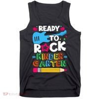 First Day Of Kindergarten Ready To Rock Kindergarten Tank Top thumb 0