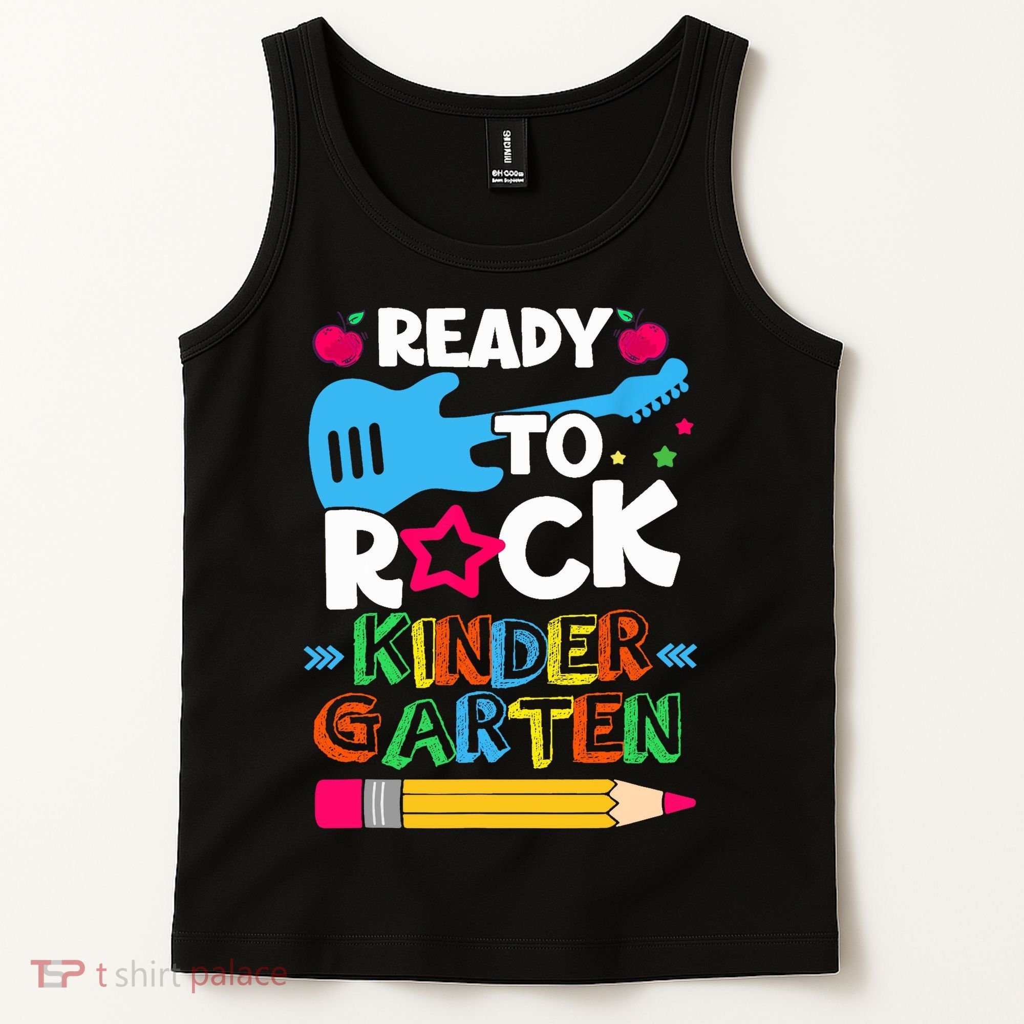 First Day Of Kindergarten Ready To Rock Kindergarten Tank Top