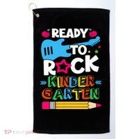 First Day Of Kindergarten Ready To Rock Kindergarten Golf Towel thumb 0