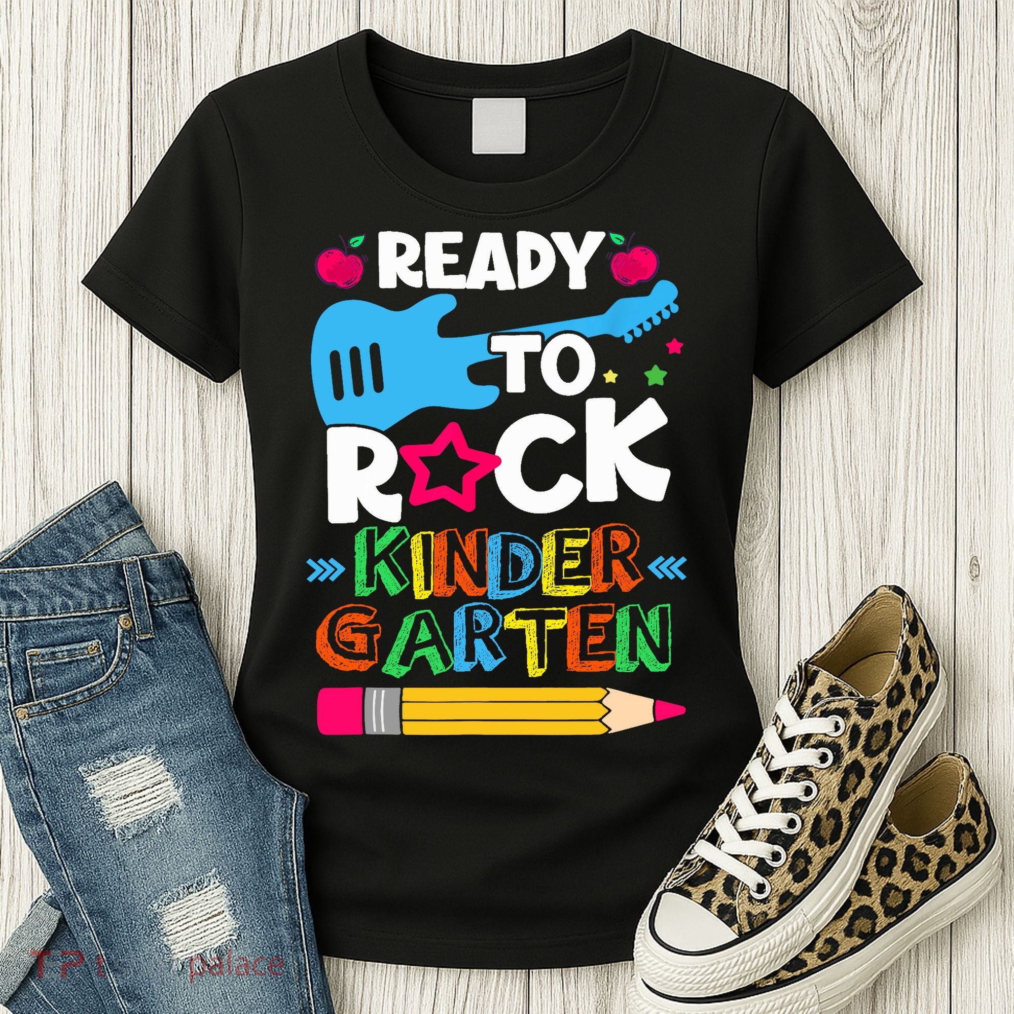 First Day Of Kindergarten Ready To Rock Kindergarten Women's T-Shirt