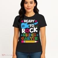 First Day Of Kindergarten Ready To Rock Kindergarten Women's T-Shirt thumb 4