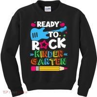 First Day Of Kindergarten Ready To Rock Kindergarten Kids Sweatshirt thumb 0