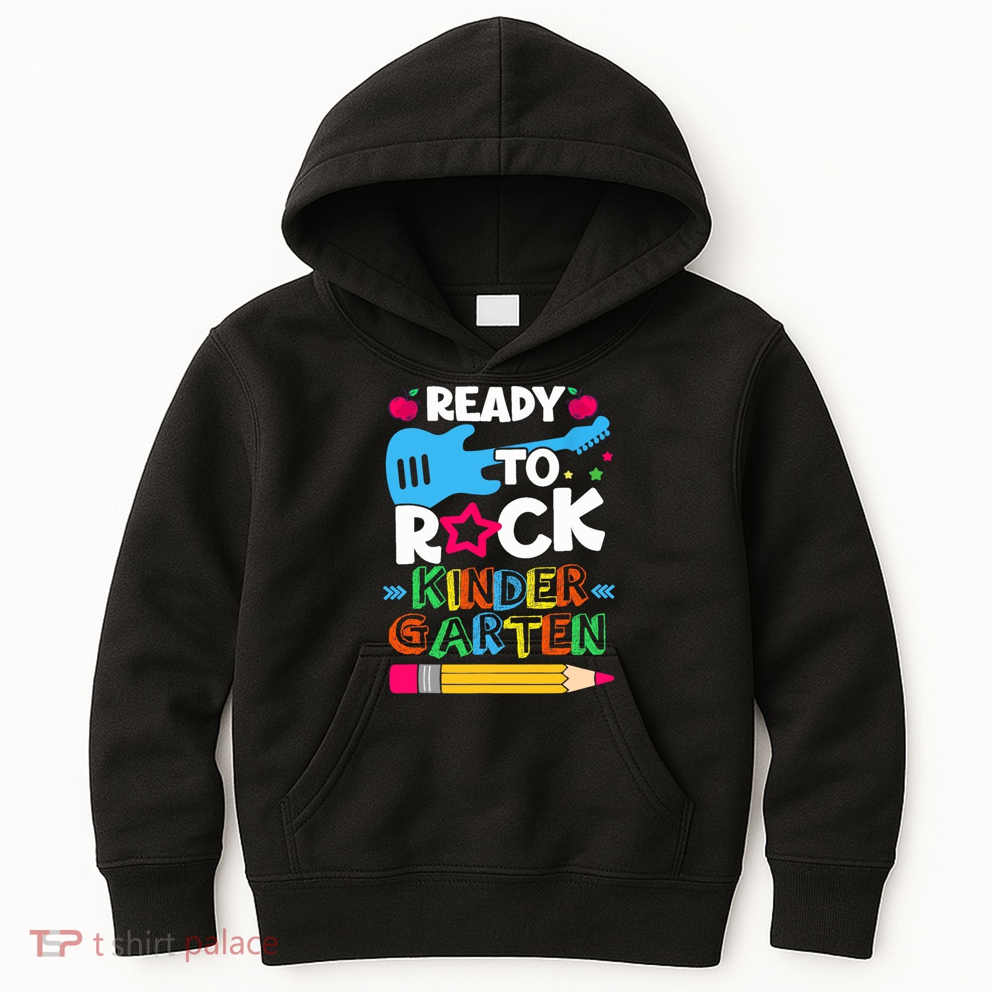 First Day Of Kindergarten Ready To Rock Kindergarten Kids Hoodie