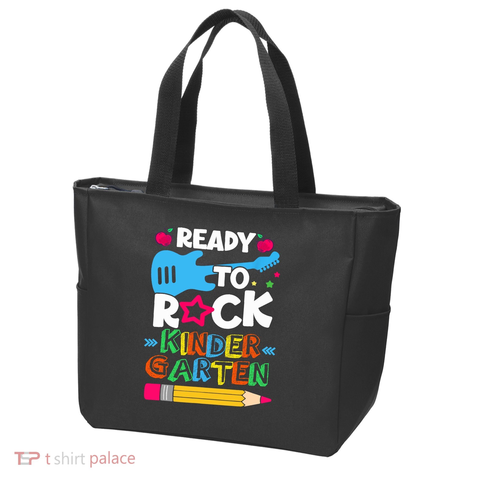 First Day Of Kindergarten Ready To Rock Kindergarten Tote Bag