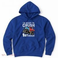 First Day Of First Grade IM Ready To Crush 1st Grade Boy Gift Hoodie thumb 0