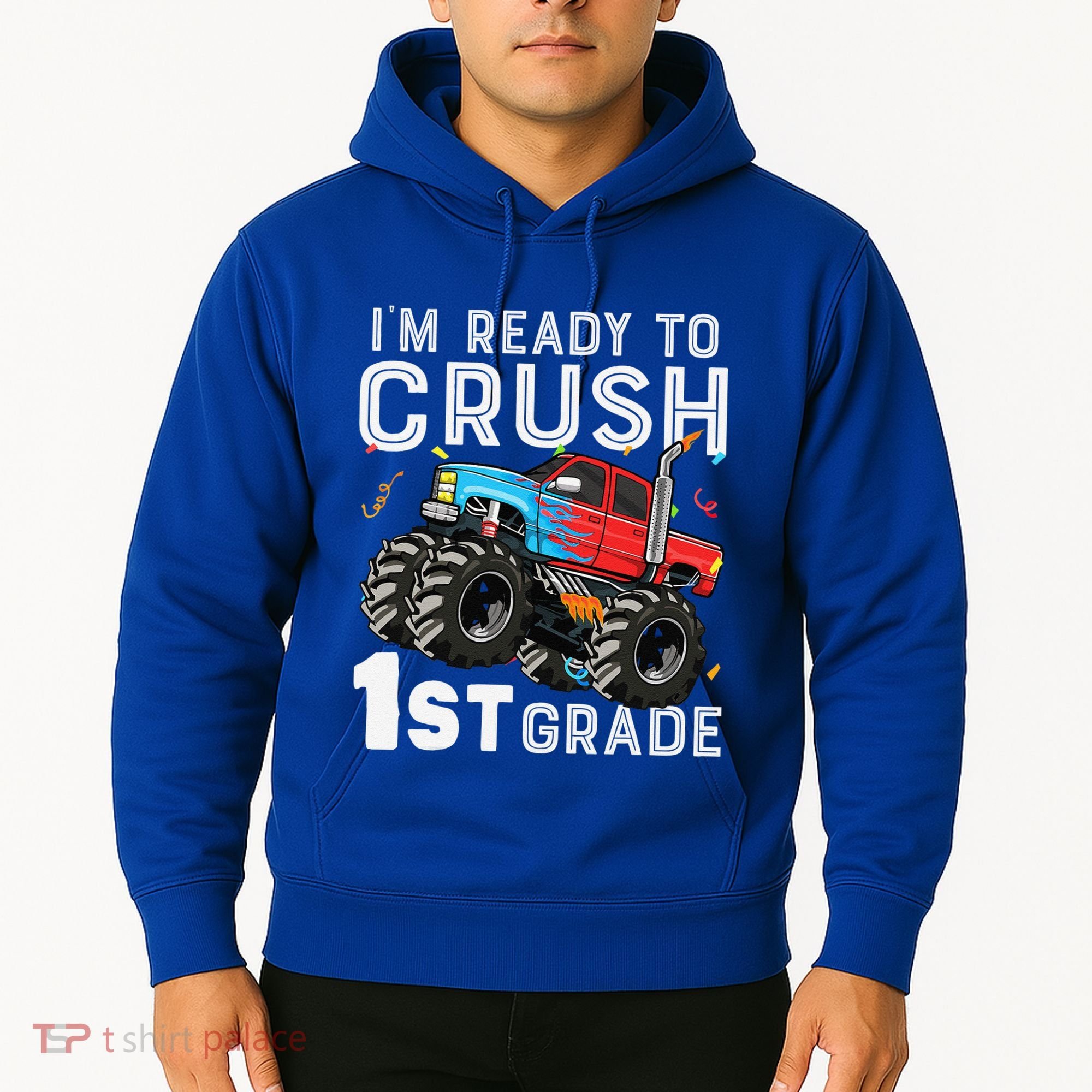 First Day Of First Grade IM Ready To Crush 1st Grade Boy Gift Hoodie