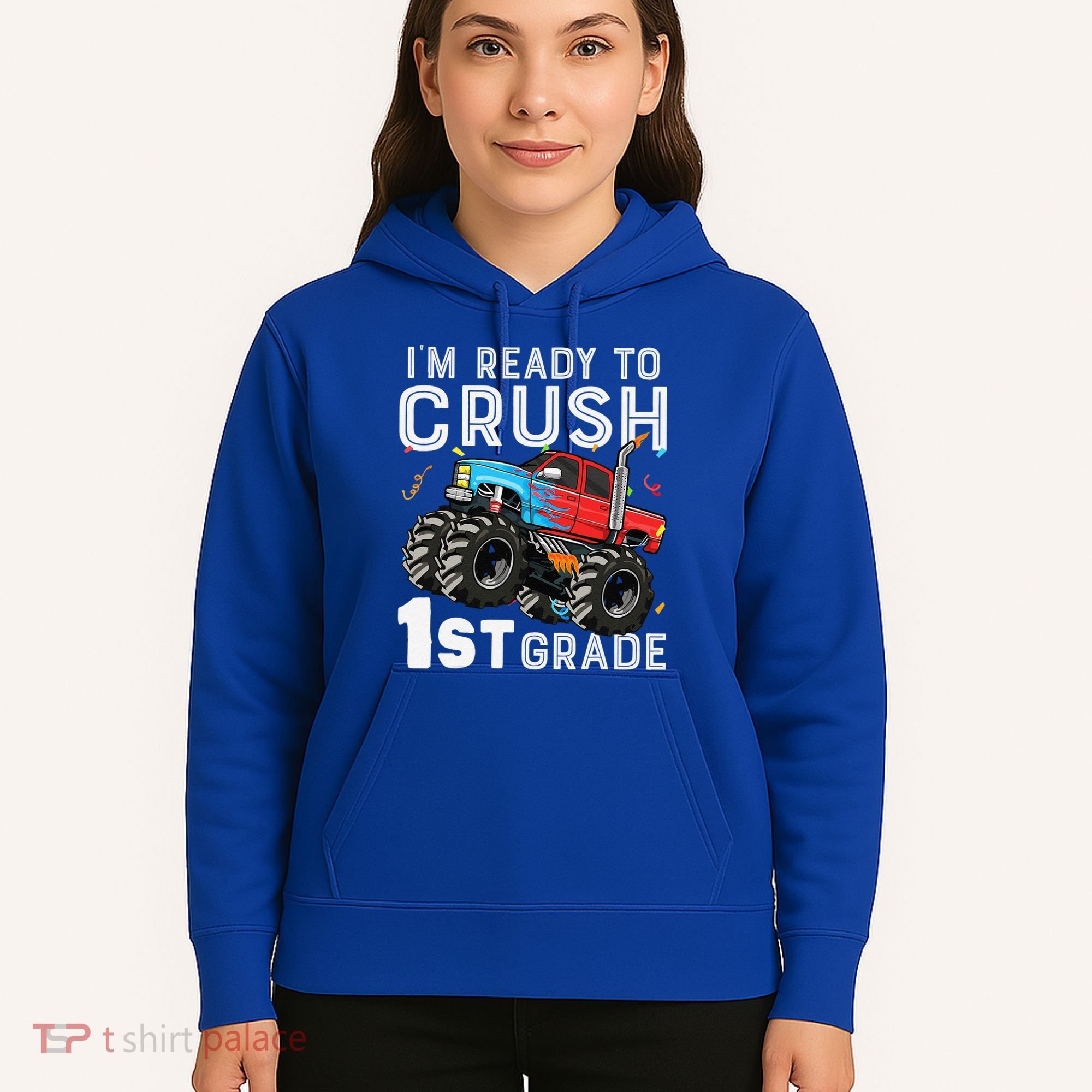 First Day Of First Grade IM Ready To Crush 1st Grade Boy Gift Hoodie