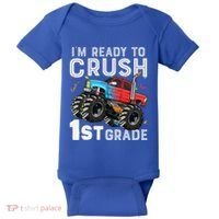 First Day Of First Grade IM Ready To Crush 1st Grade Boy Gift Baby Bodysuit thumb 0