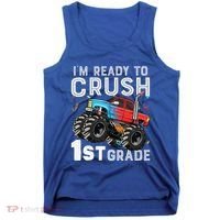 First Day Of First Grade IM Ready To Crush 1st Grade Boy Gift Tank Top thumb 0