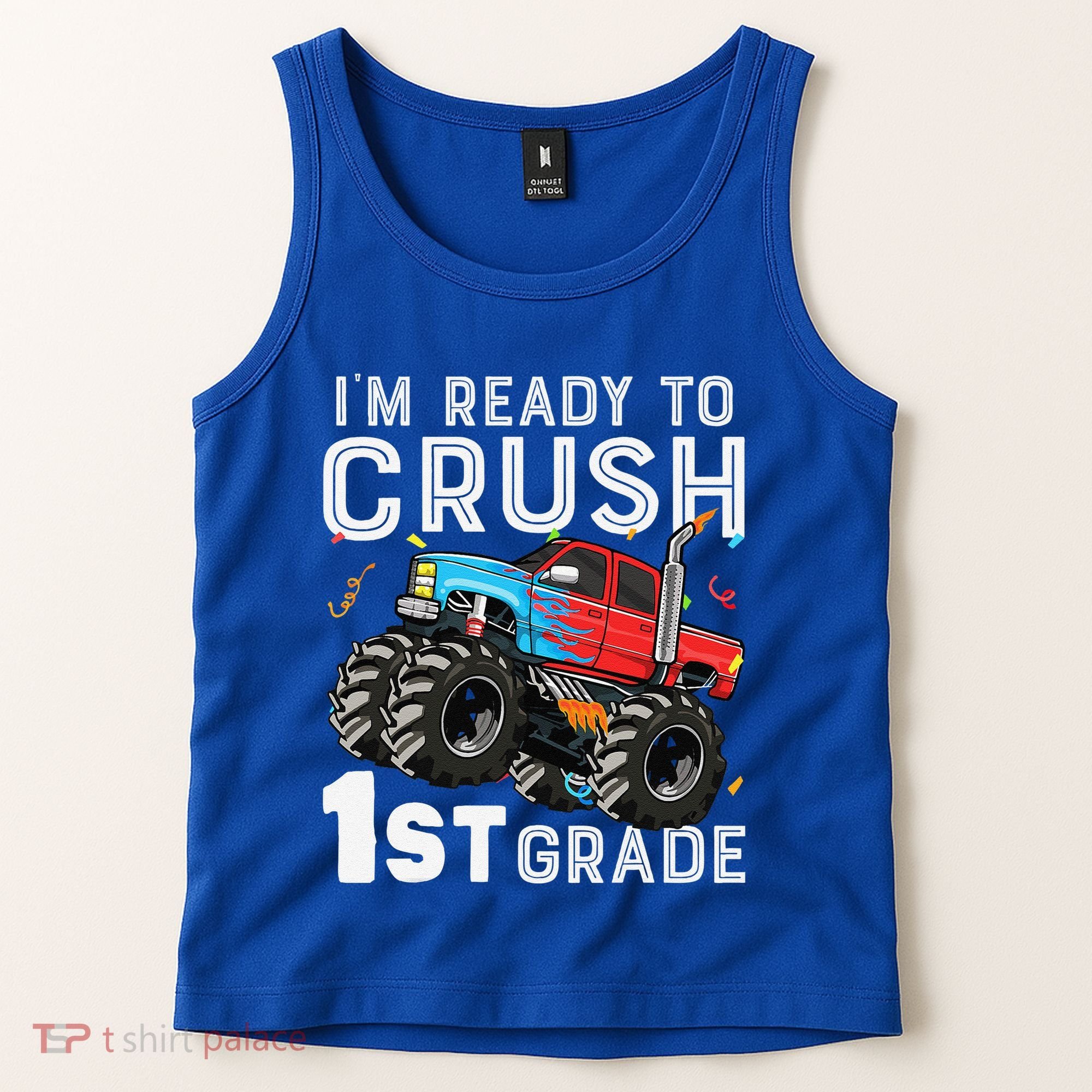 First Day Of First Grade IM Ready To Crush 1st Grade Boy Gift Tank Top
