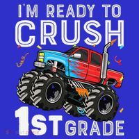 First Day Of First Grade IM Ready To Crush 1st Grade Boy Gift Tank Top thumb 6