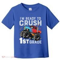 First Day Of First Grade IM Ready To Crush 1st Grade Boy Gift Toddler T-Shirt thumb 0