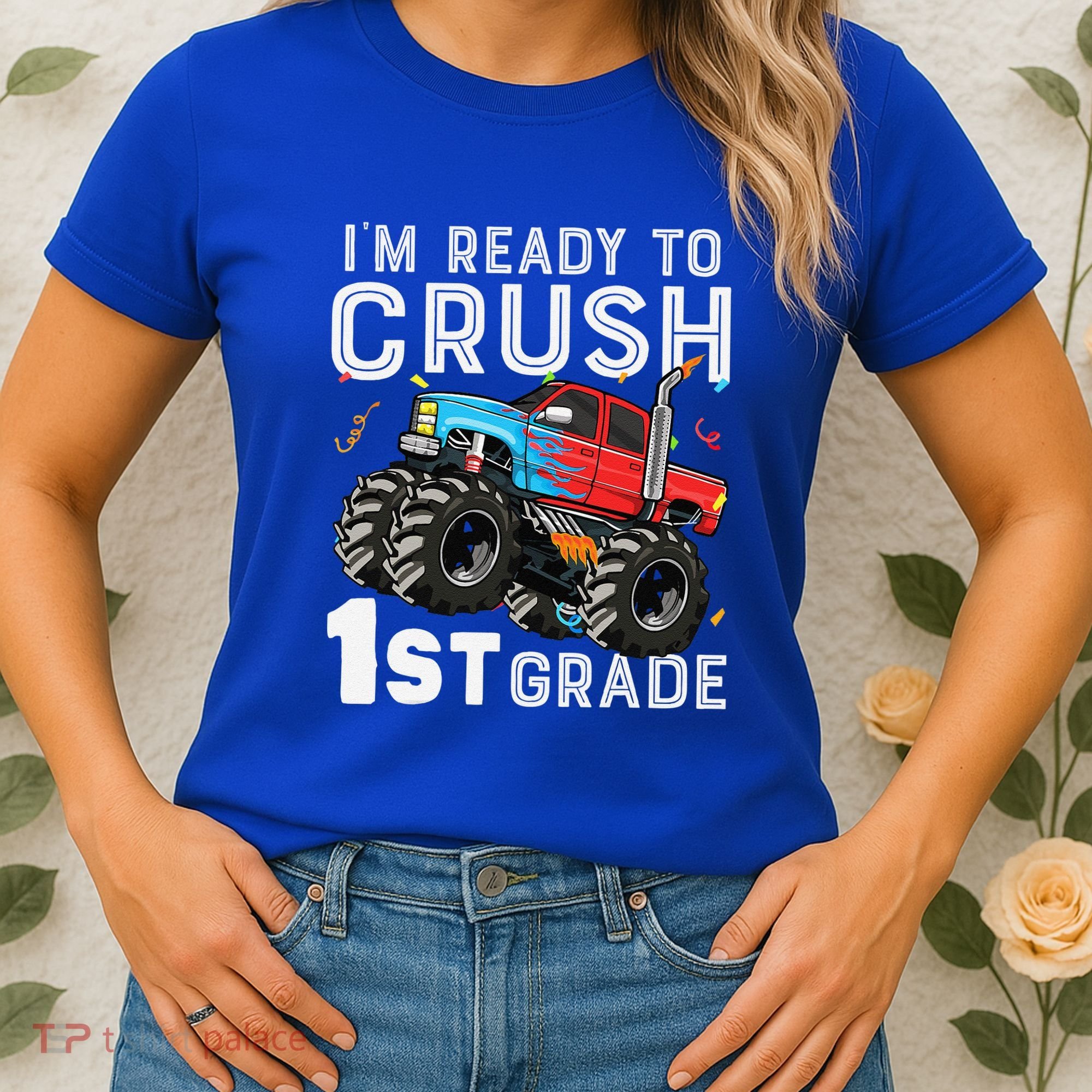 First Day Of First Grade IM Ready To Crush 1st Grade Boy Gift Women's T-Shirt