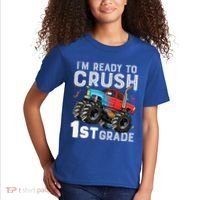 First Day Of First Grade IM Ready To Crush 1st Grade Boy Gift Kids T-Shirt thumb 2