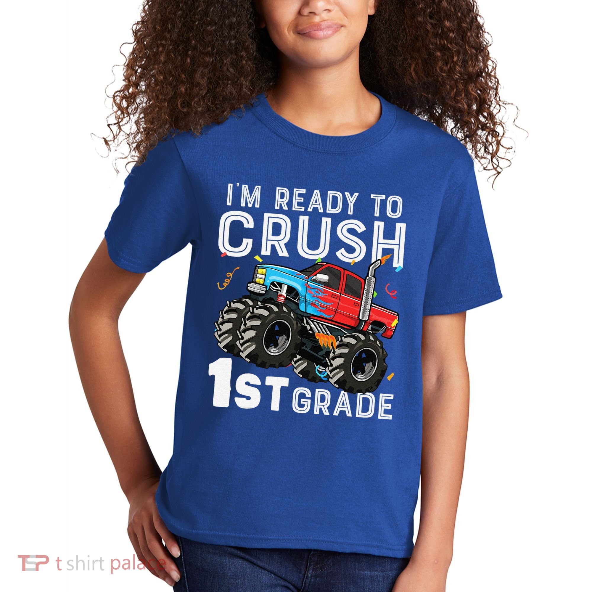 First Day Of First Grade IM Ready To Crush 1st Grade Boy Gift Kids T-Shirt