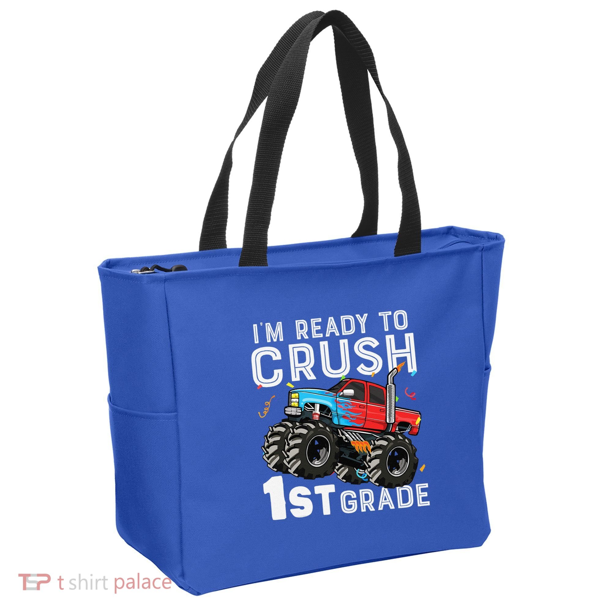 First Day Of First Grade IM Ready To Crush 1st Grade Boy Gift Tote Bag