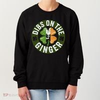 Funny Dibs On The Ginger St. Patrick’S Day Shamrock Women's Sweatshirt thumb 0