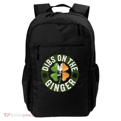 Funny Dibs On The Ginger St. Patrick’S Day Shamrock Backpack