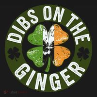 Funny Dibs On The Ginger St. Patrick’S Day Shamrock Coaster thumb 2