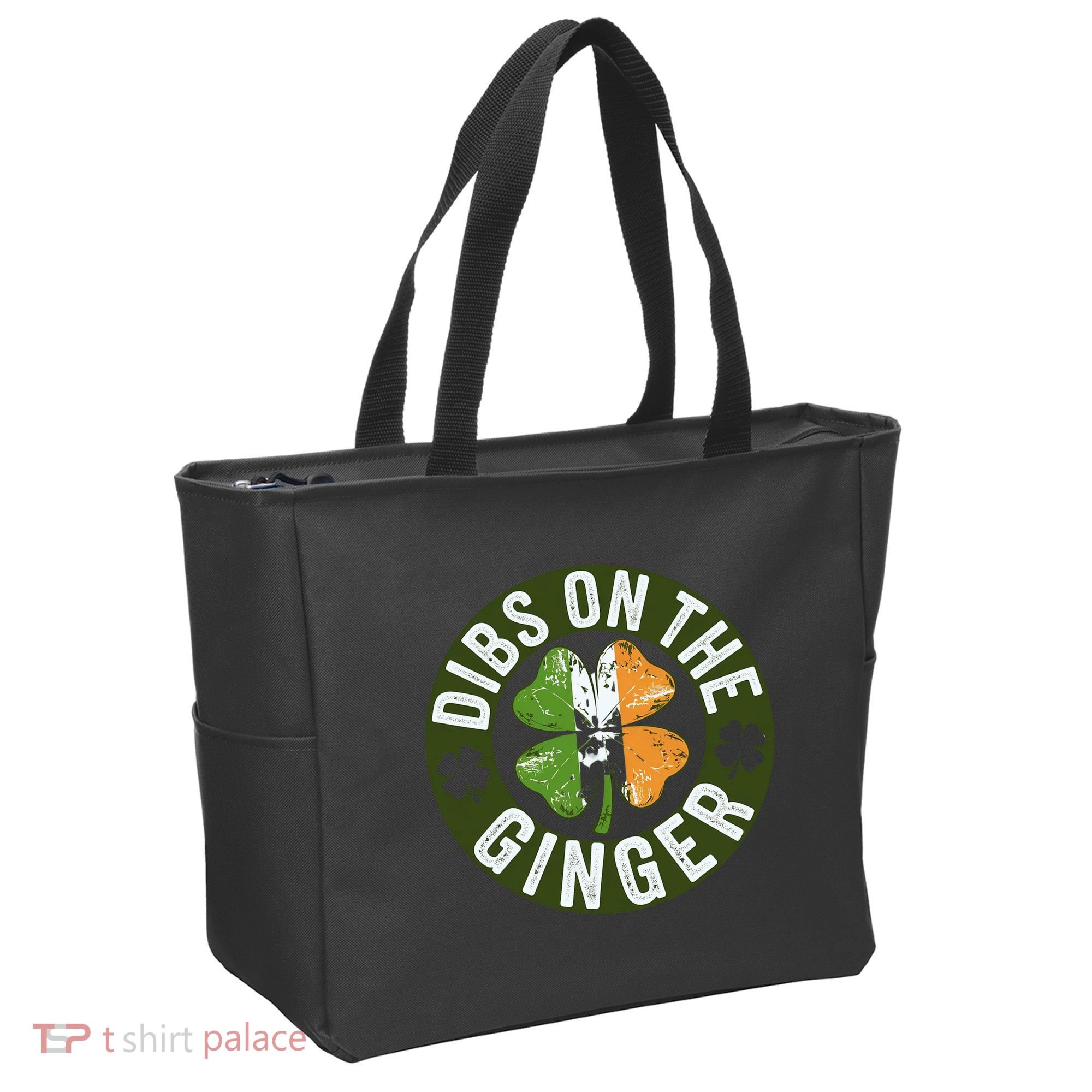 Funny Dibs On The Ginger St. Patrick’S Day Shamrock Tote Bag