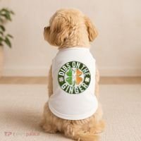 Funny Dibs On The Ginger St. Patrick’S Day Shamrock Doggie Tank thumb 2