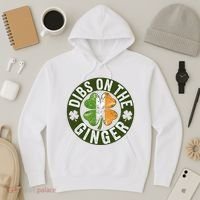 Funny Dibs On The Ginger St. Patrick’S Day Shamrock Hoodie thumb 3