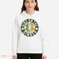 Funny Dibs On The Ginger St. Patrick’S Day Shamrock Hoodie thumb 5